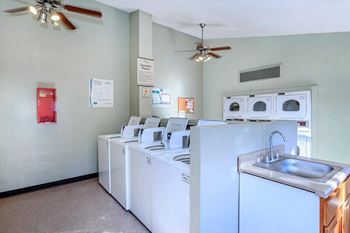 Two laundry facilities